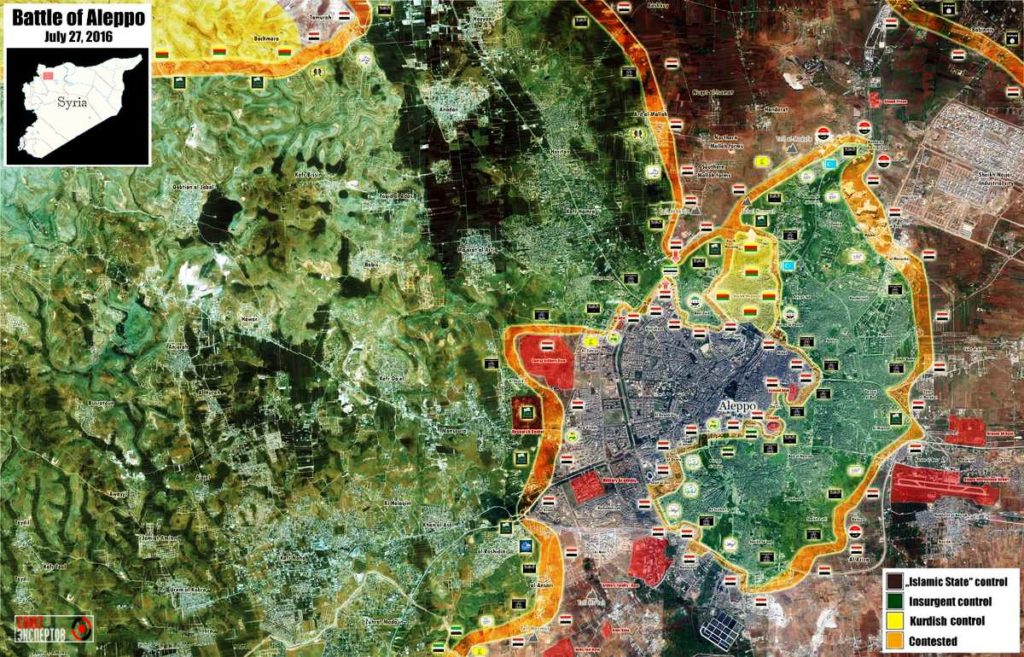 Карта Алеппо
