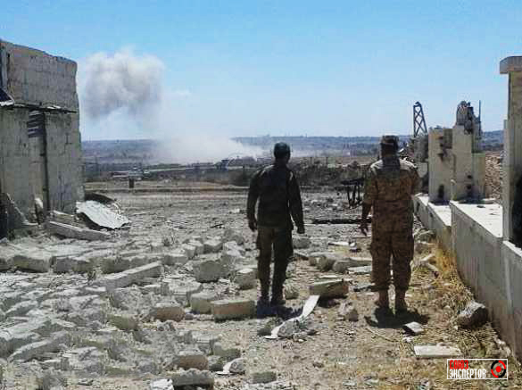 Бойцы бригады Tiger Force и полковник Сухейль Аль-Хасан в Алеппском котле
